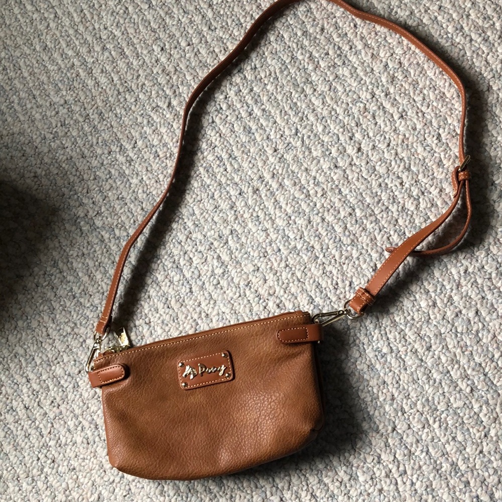 Brand new genuine leather Pony crossbody